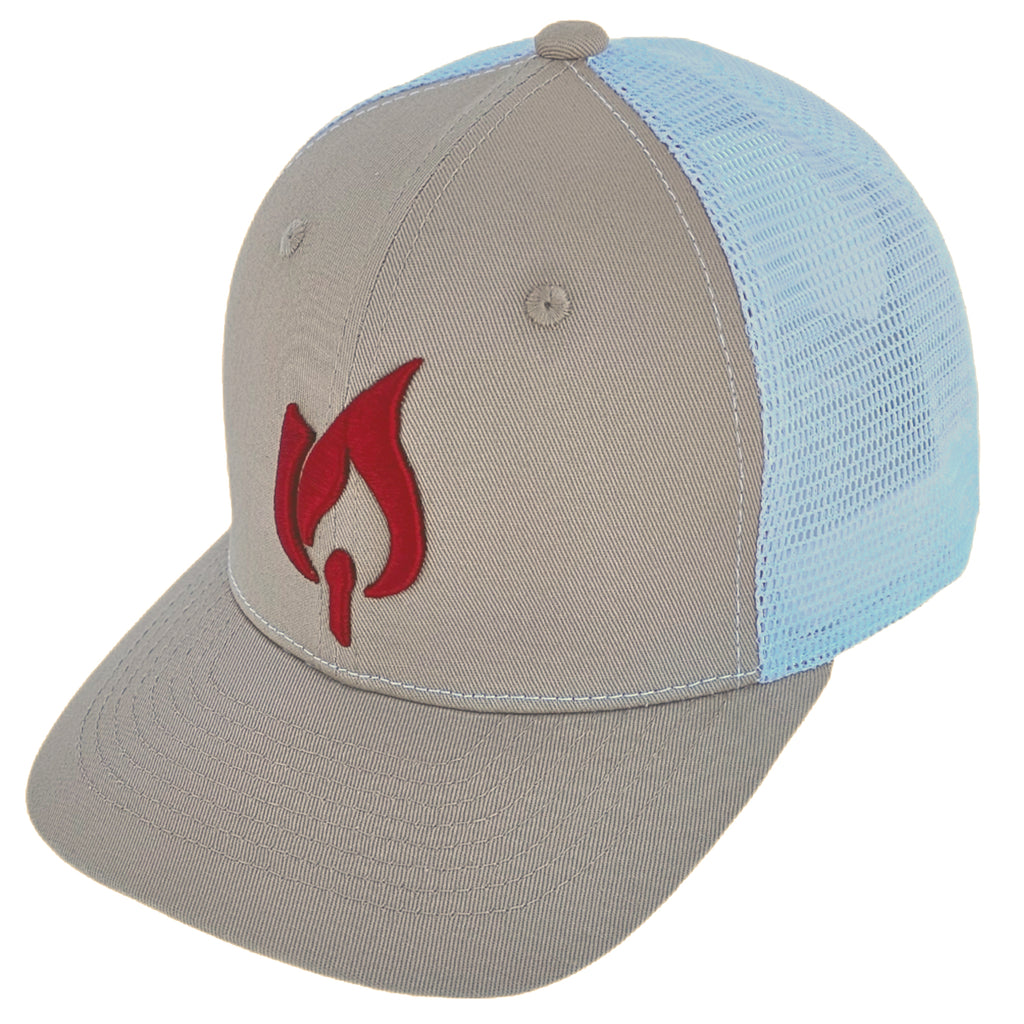 Rose & Fire Logo Trucker Hat