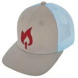 Rose & Fire Logo Trucker Hat