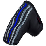 "Thin Blue Line" Premium USA Leather Headcovers (PRE-ORDER)