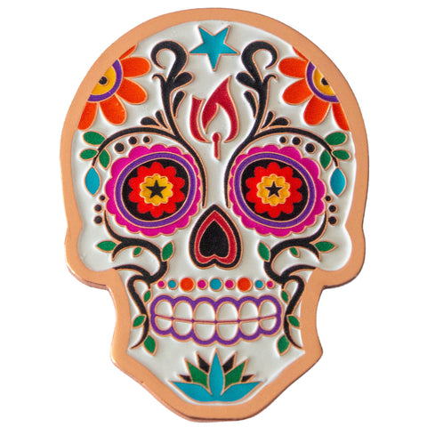 Candy Skull Copper Ball Marker