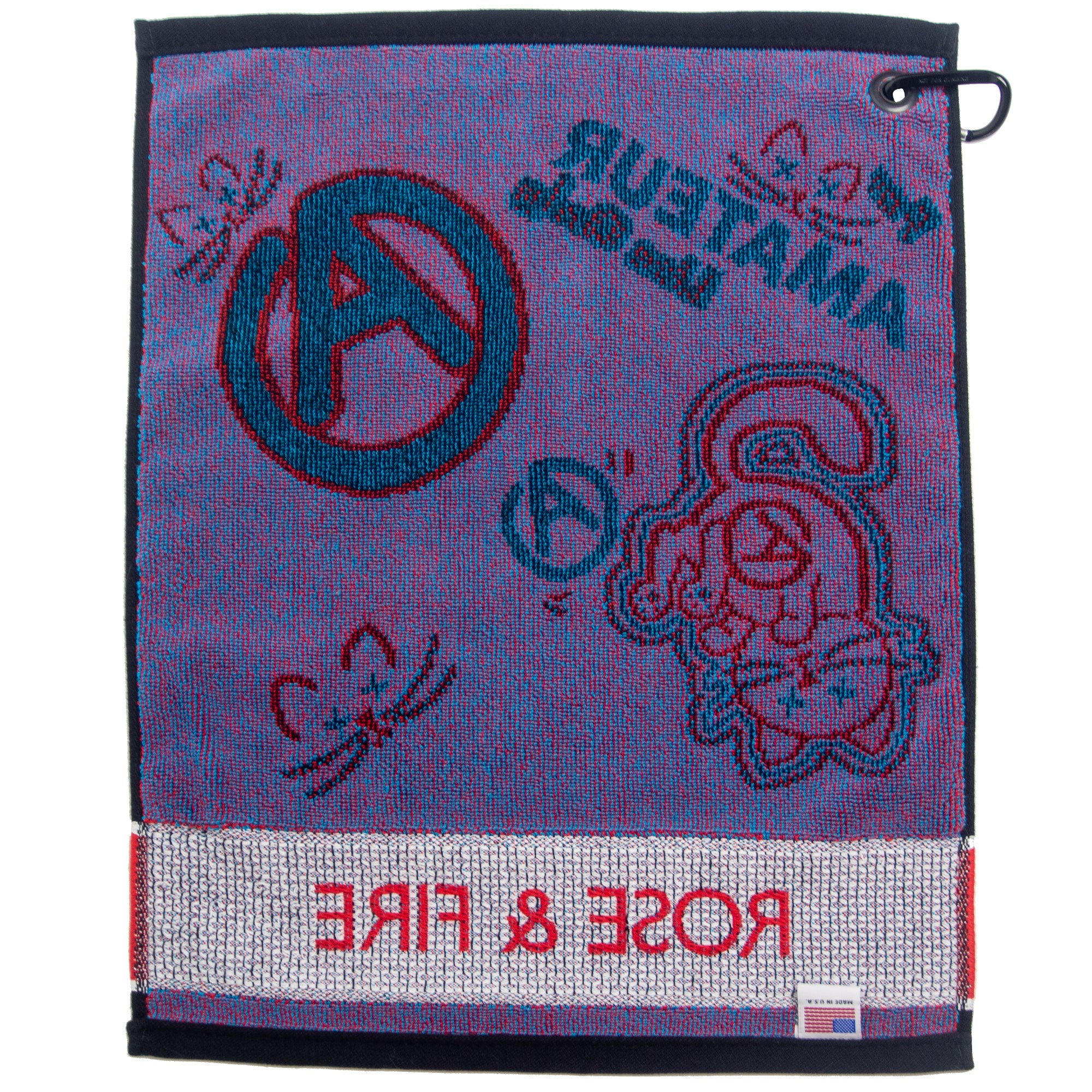 Cool Cat Circle A Golf Towel (IN STOCK) Rose & Fire