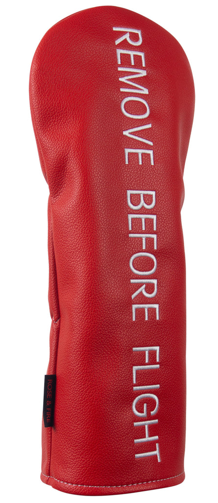 Remove Before Fire Remove Before Flight Headcovers – Rose & Fire