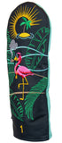 "Beach Flamingo" Premium USA Leather Headcovers (LIMITED EDITION PRE-ORDER)