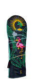 "Beach Flamingo" Premium USA Leather Headcovers (LIMITED EDITION PRE-ORDER)
