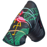 "Beach Flamingo" Premium USA Leather Headcovers (LIMITED EDITION PRE-ORDER)