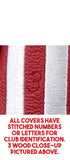 "Betsy Ross Flag" Patriotic USA Premium Leather Headcovers (PRE ORDER)