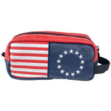 "Betsy Ross" Premium Leather Wash Bag (PRE-ORDER)