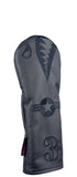 "Blacked-Out Bomber/Warhawk" LIMITED EDITION Premium USA Leather Headcovers (PRE ORDER)