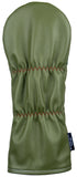 "Bomber/Warhawk" Olive Drab Premium USA Leather Headcovers (PRE-ORDER)