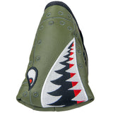 "Bomber/Warhawk" Olive Drab Premium USA Leather Headcovers (PRE-ORDER)