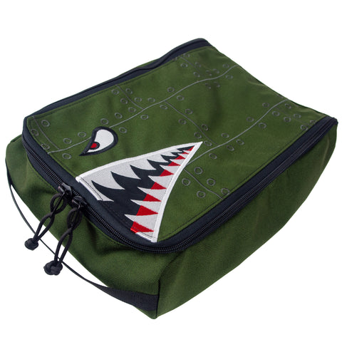 "Bomber/Warhawk" OD Green Nylon Canvas Shoe Bag (PRE-ORDER)