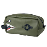 "Bomber/Warhawk" Premium Leather Wash Bag (PRE-ORDER)