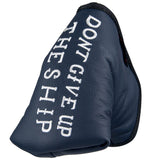 "DONT GIVE UP THE SHIP" Lawrence Navy Premium Leather Headcovers (PRE ORDER)