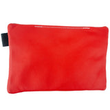 "F Bomb" Premium Leather Zippered Valuables Pouch (IN STOCK)