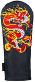 "Fire Dragon" Premium USA Leather Headcovers (PRE-ORDER)