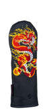 "Fire Dragon" Premium USA Leather Headcovers (PRE-ORDER)