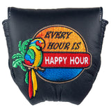 "Every Hour is Happy Hour" Premium USA Leather Headcovers (PRE-ORDER)