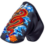 "Japanese Dragon" Premium USA Leather Headcovers (PRE-ORDER)