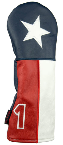 "Lone Star" Texas Premium USA Leather Headcovers (PRE-ORDER)