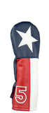 "Lone Star" Texas Premium USA Leather Headcovers (PRE-ORDER)