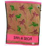 Flamingo Golf Towel (IN STOCK)